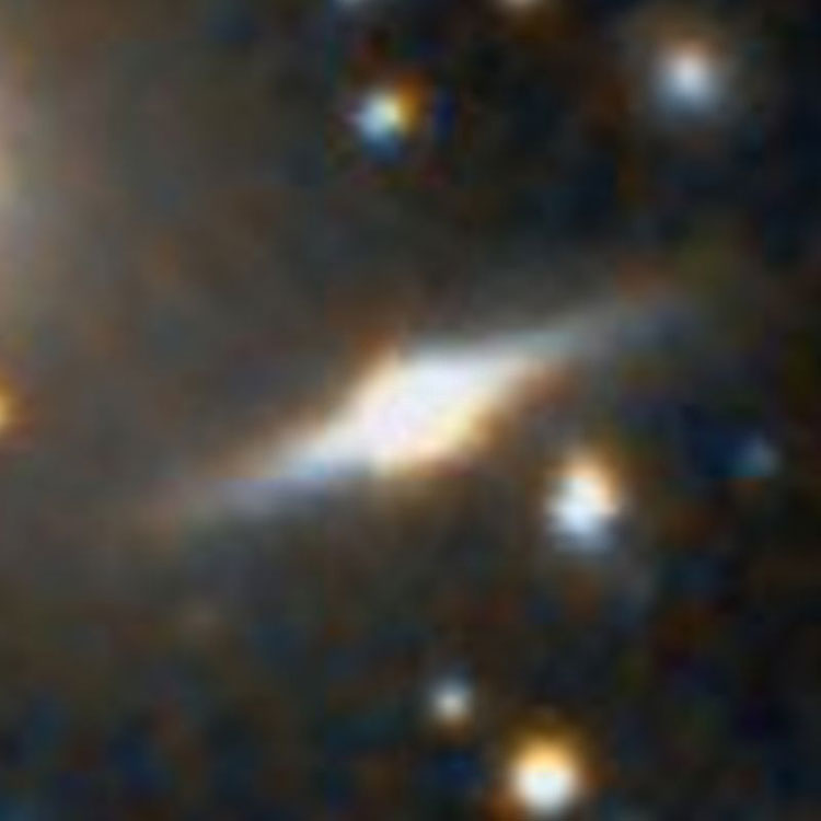 DSS image of lenticular galaxy NGC 705