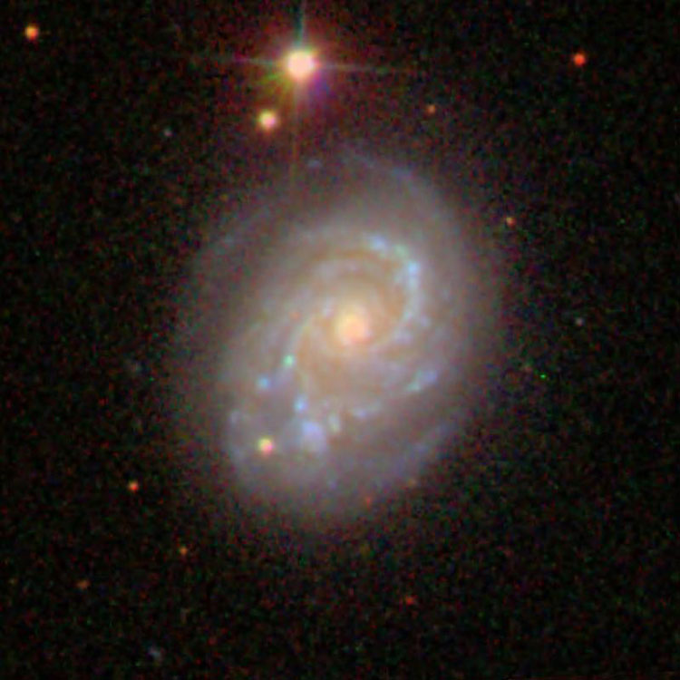 SDSS image of spiral galaxy NGC 706