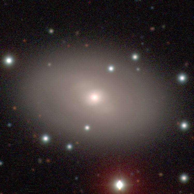 DSS image of lenticular galaxy NGC 7079