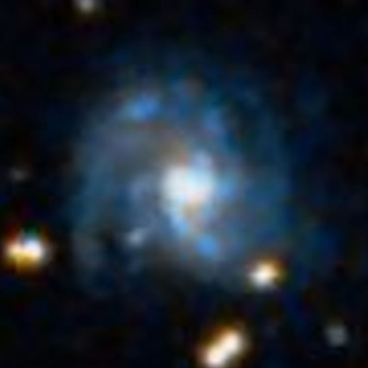 DSS image of spiral galaxy NGC 710