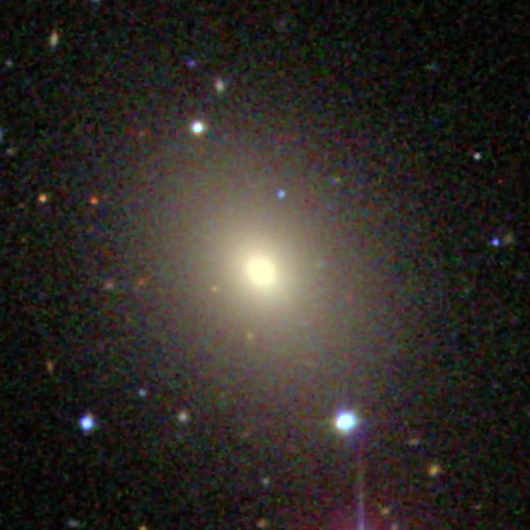SDSS image of elliptical galaxy NGC 7149