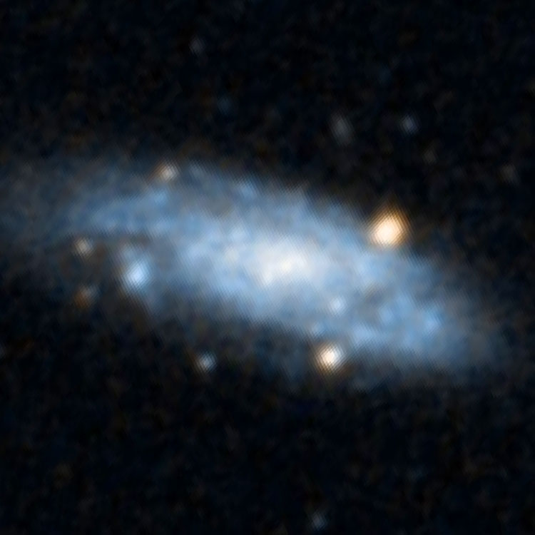 DSS image of spiral galaxy NGC 7151
