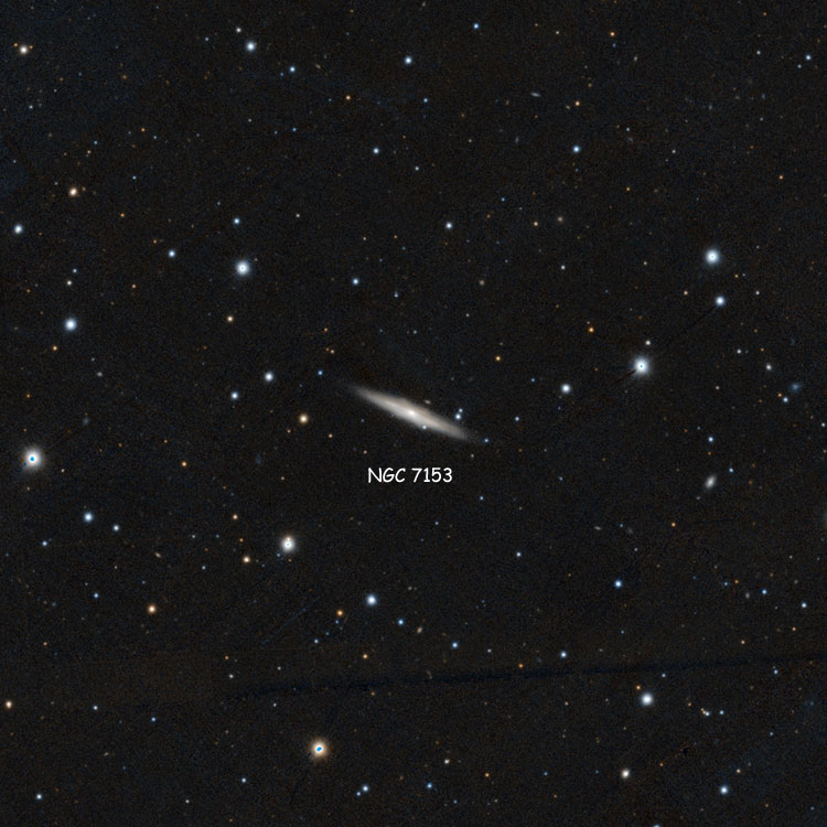 PanSTARRS image of region near spiral galaxy NGC 7153