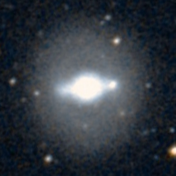 DSS image of lenticular galaxy NGC 7155