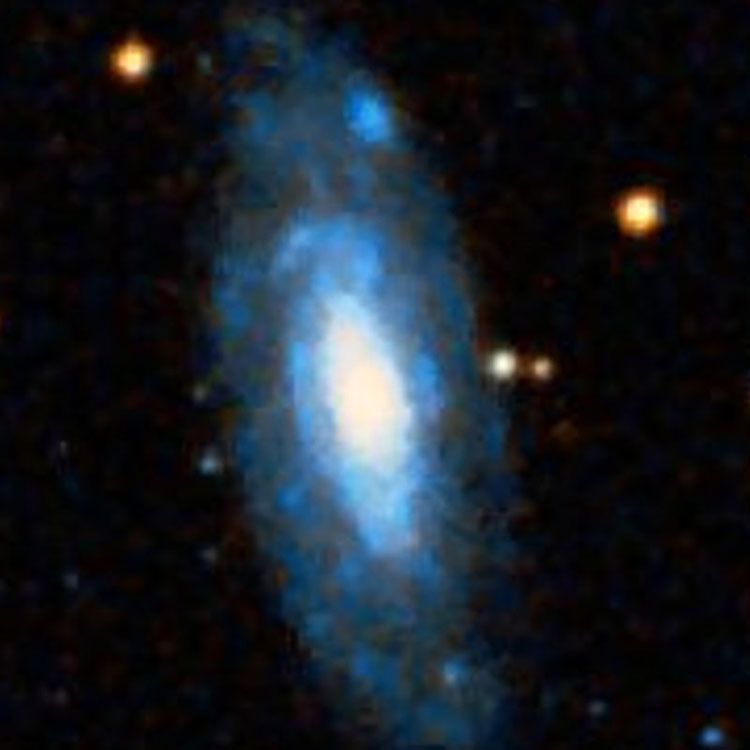 DSS image of spiral galaxy NGC 7162