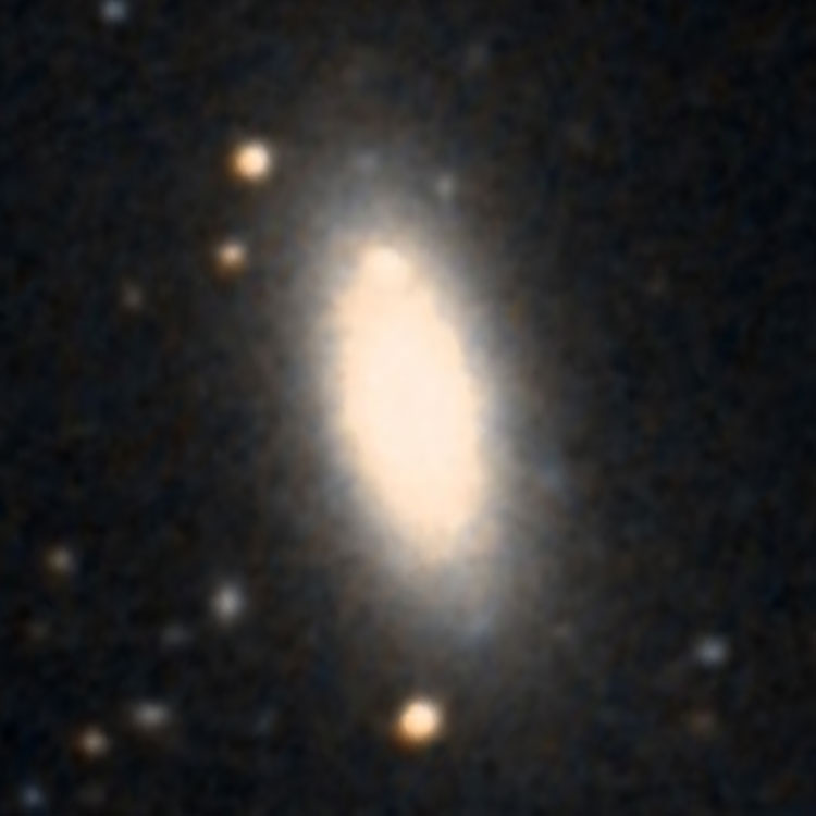 DSS image of lenticular galaxy NGC 7166