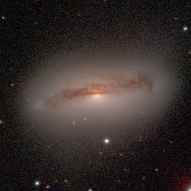 Carnegie-Irvine Galaxy Survey image of spiral galaxy NGC 7172, a member of Hickson Compact Group 90