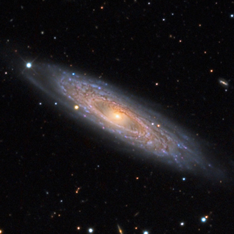 Mount Lemmon SkyCenter image of spiral galaxy NGC 7184