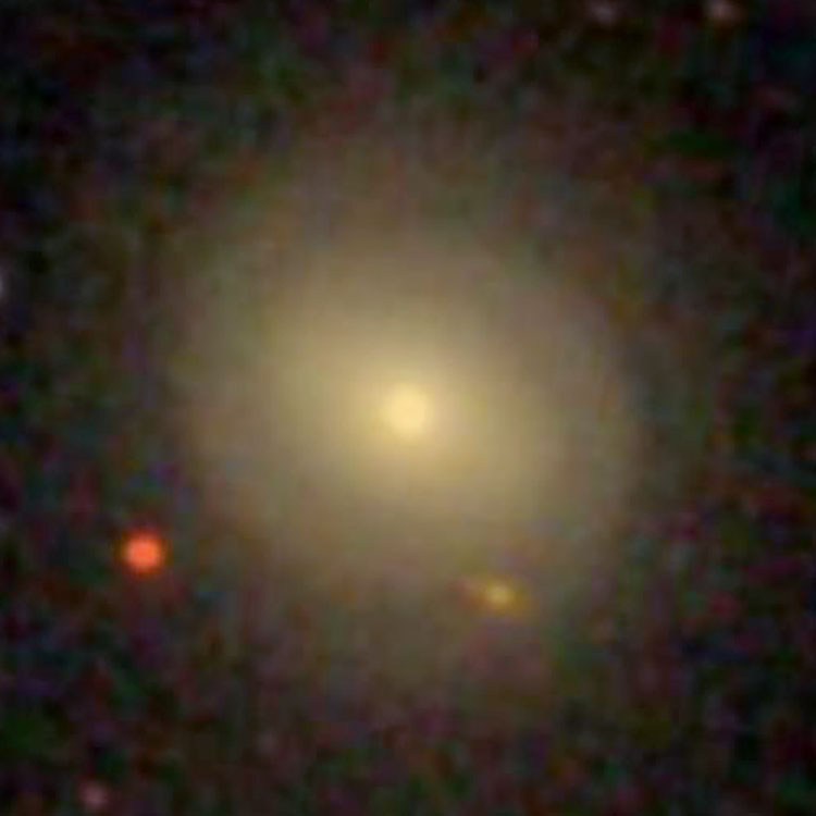 SDSS image of lenticular galaxy NGC 7195