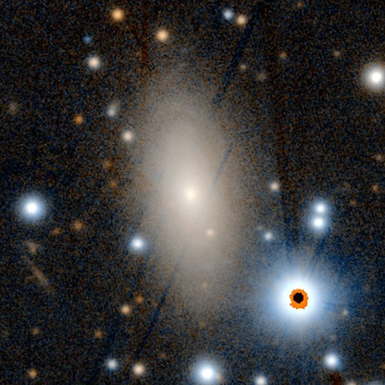 PanSTARRS image of lenticular galaxy NGC 7227