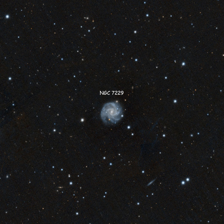PanSTARRS image of region near spiral galaxy NGC 7229