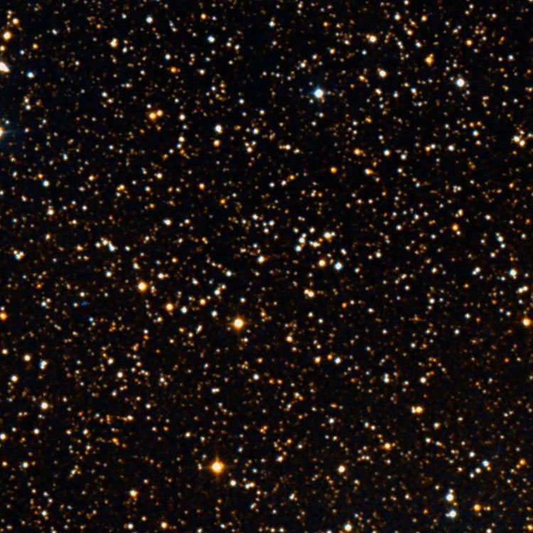 DSS image of region near the sparse grouping of stars formerly thought to be NGC 7234