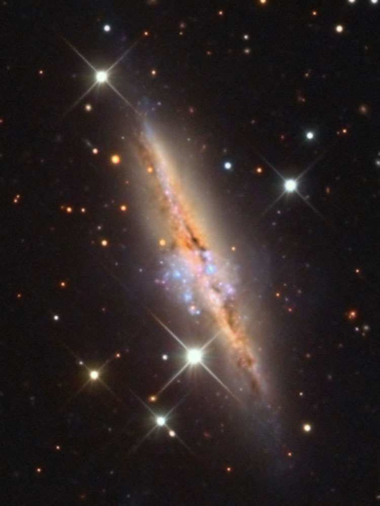 Mount Lemmon SkyCenter image of spiral galaxy NGC 7241