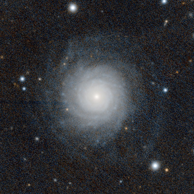 PanSTARRS image of spiral galaxy NGC 7251