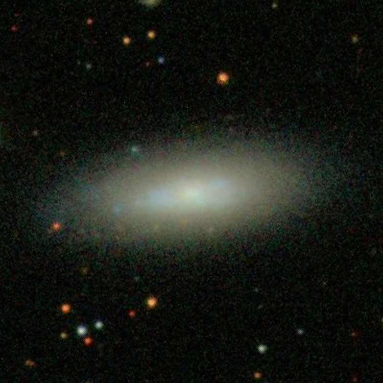 SDSS image of lenticular galaxy NGC 7268