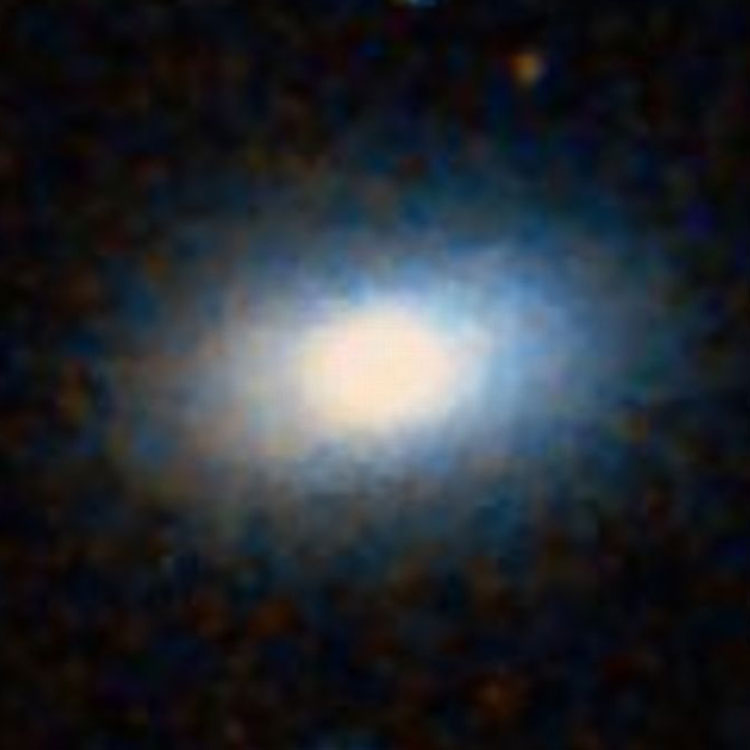 DSS image of lenticular galaxy NGC 7302