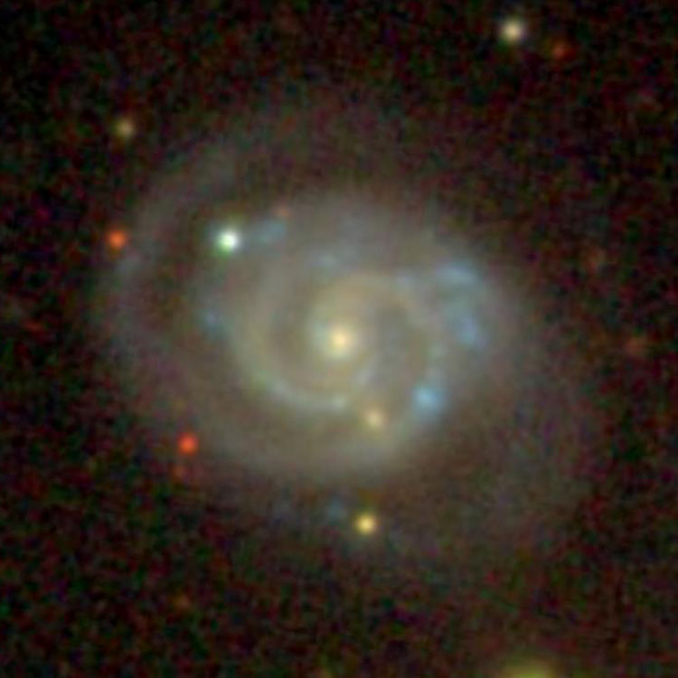 SDSS image of spiral galaxy NGC 7316
