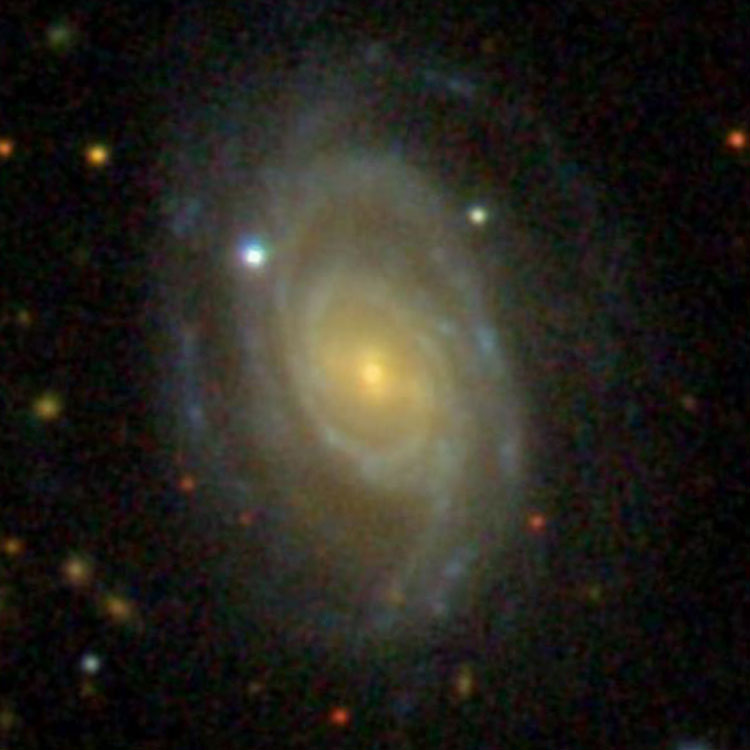SDSS image of spiral galaxy NGC 7321