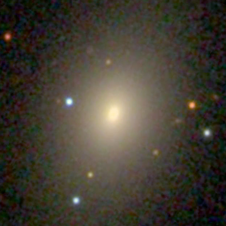 SDSS image of elliptical galaxy NGC 7340