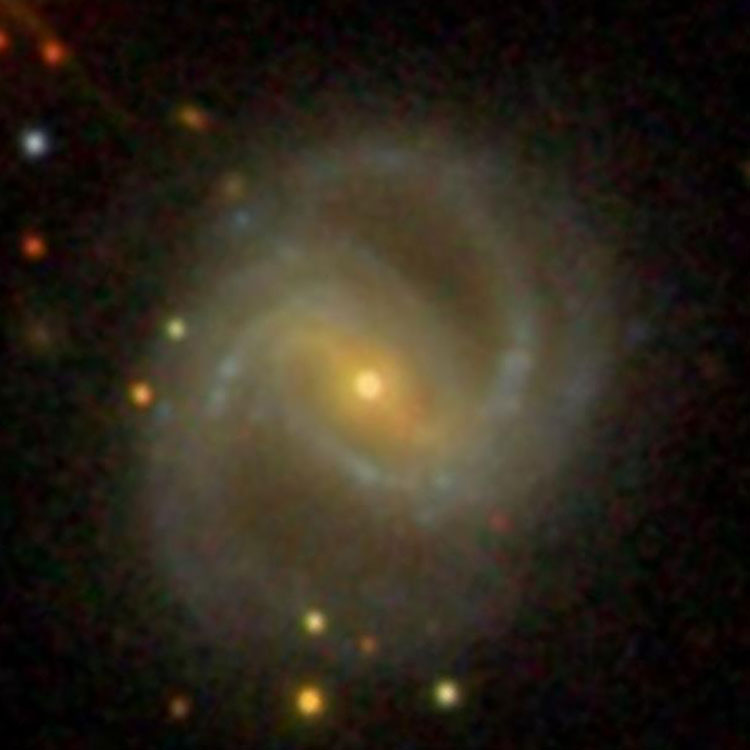 SDSS image of spiral galaxy NGC 7343