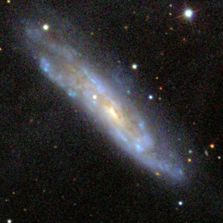 SDSS image of spiral galaxy NGC 7497