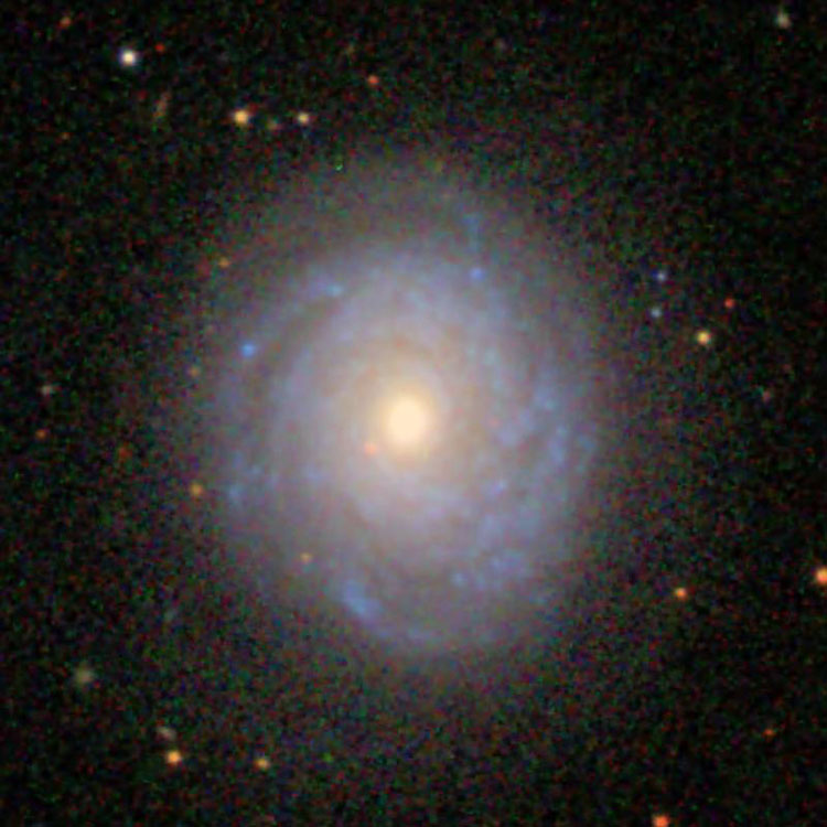 SDSS image of spiral galaxy NGC 7515