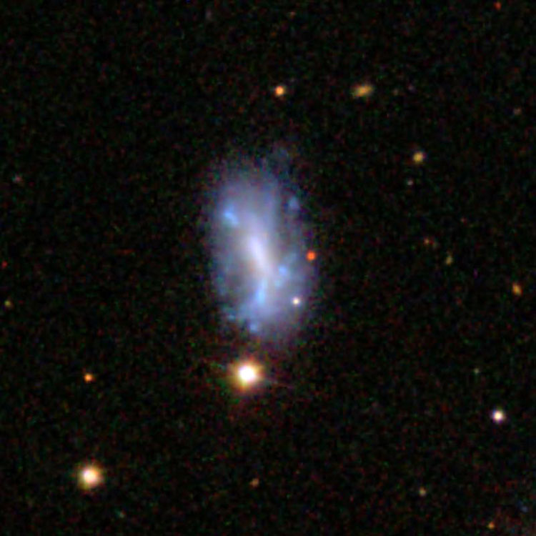 SDSS image of irregular galaxy NGC 7534