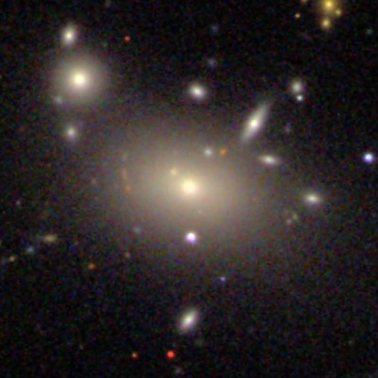 SDSS image of elliptical galaxy NGC 7649