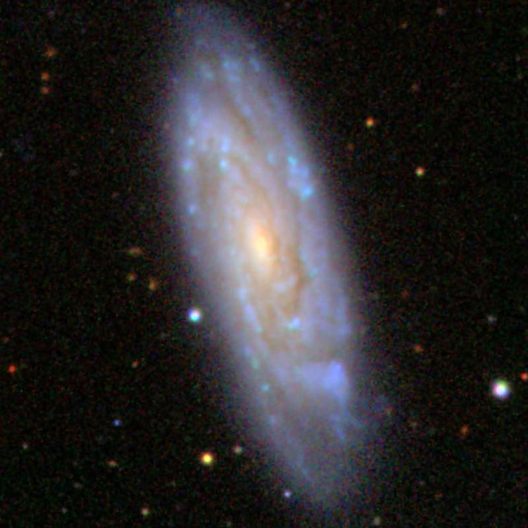 SDSS image of spiral galaxy NGC 7721