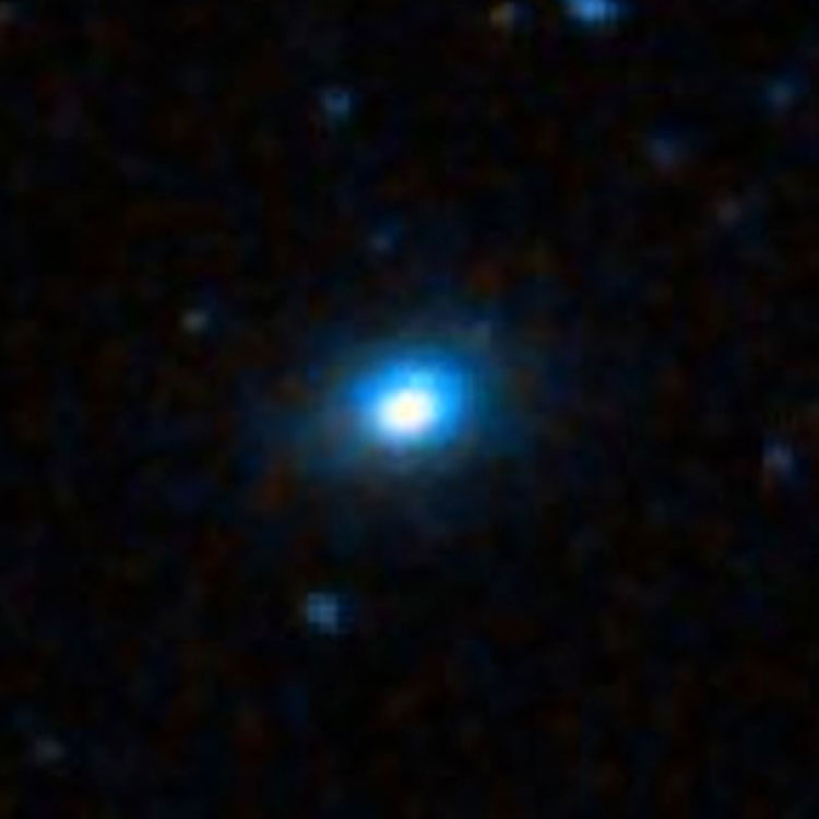 DSS image of lenticular galaxy NGC 7758