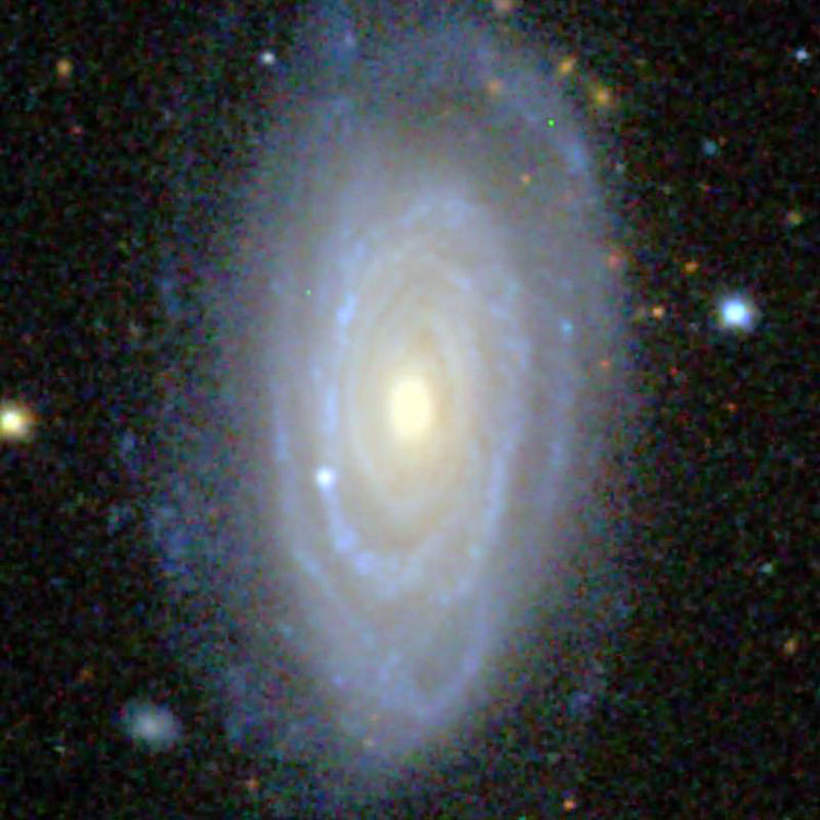 SDSS image of spiral galaxy NGC 7782