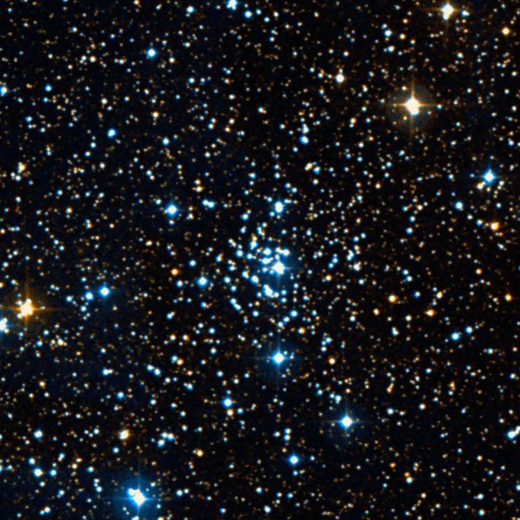 DSS image of open cluster NGC 7788