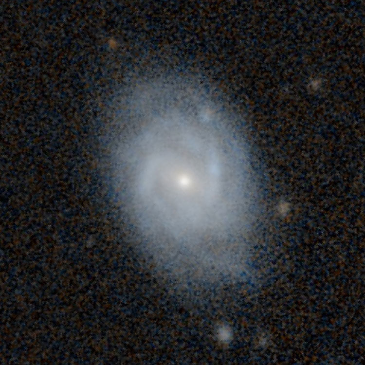 DSS image of spiral galaxy NGC 7807