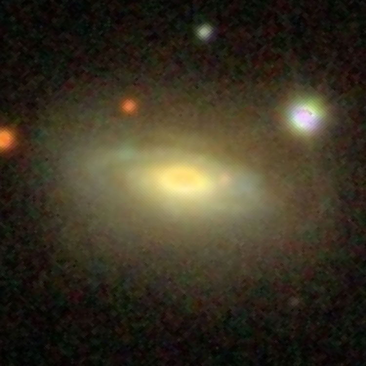 SDSS image of lenticular galaxy NGC 7810