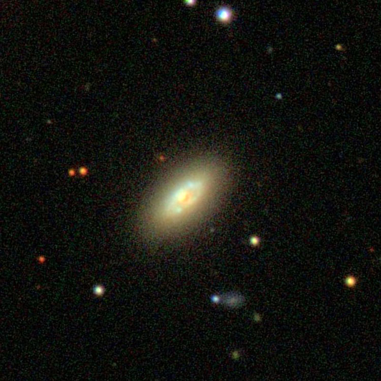 SDSS image of irregular galaxy NGC 7836