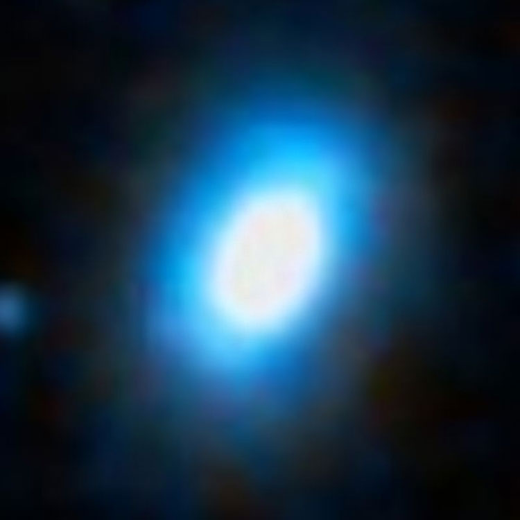DSS image of lenticular galaxy NGC 802