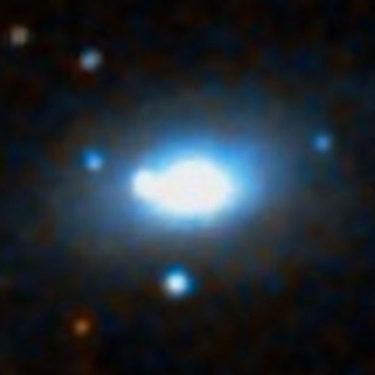 DSS image of lenticular galaxy NGC 813