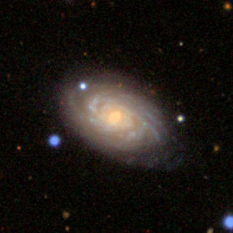 SDSS image of spiral galaxy NGC 820