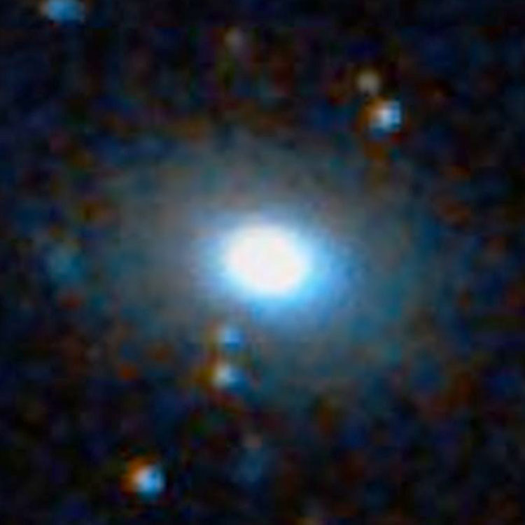 DSS image of lenticular galaxy NGC 822