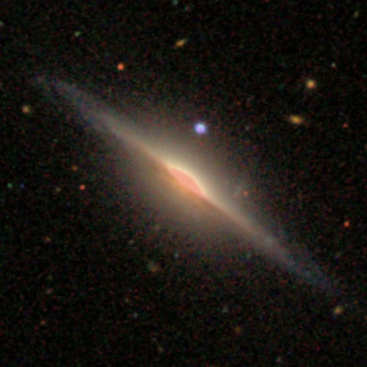 SDSS image of spiral galaxy NGC 825