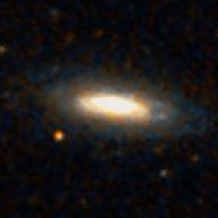 DSS image of spiral galaxy NGC 827
