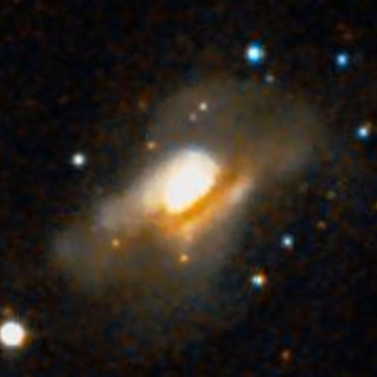 DSS image of spiral galaxy NGC 828