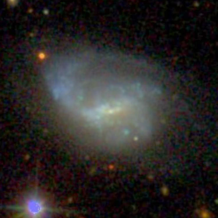 SDSS image of spiral galaxy NGC 829