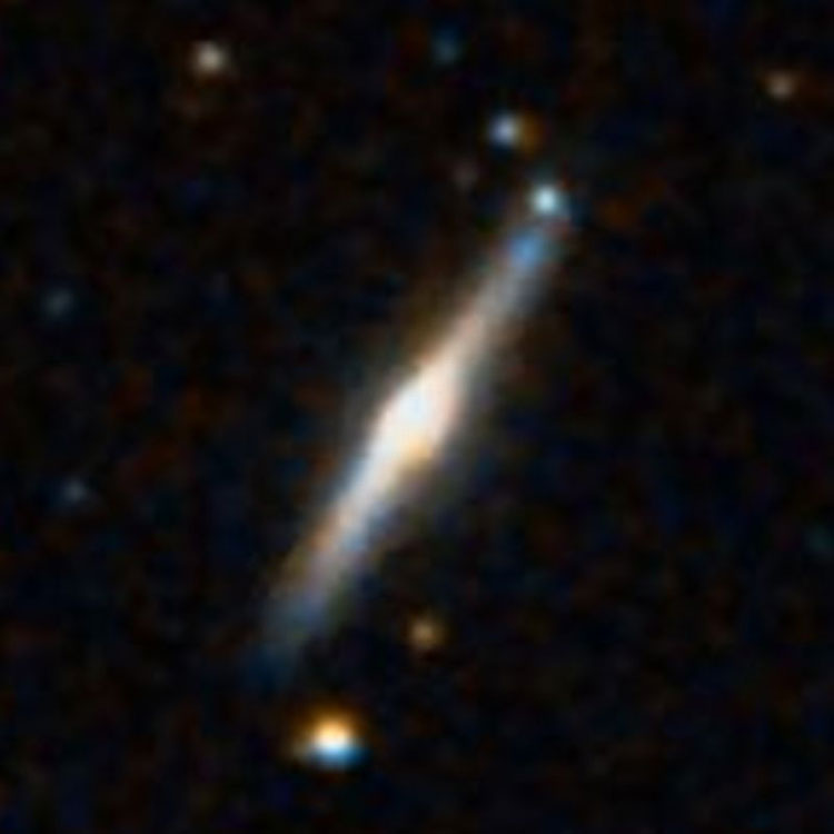 DSS image of spiral galaxy NGC 845