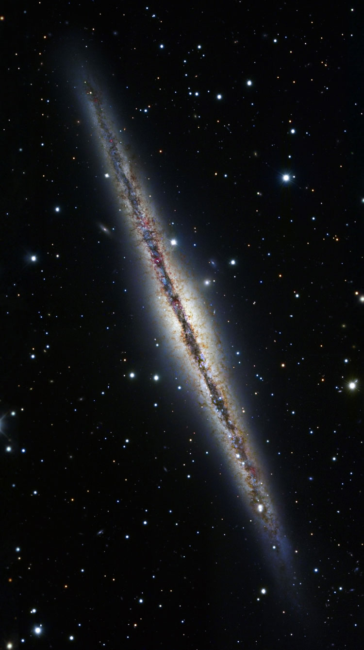 HST image of spiral galaxy NGC 891
