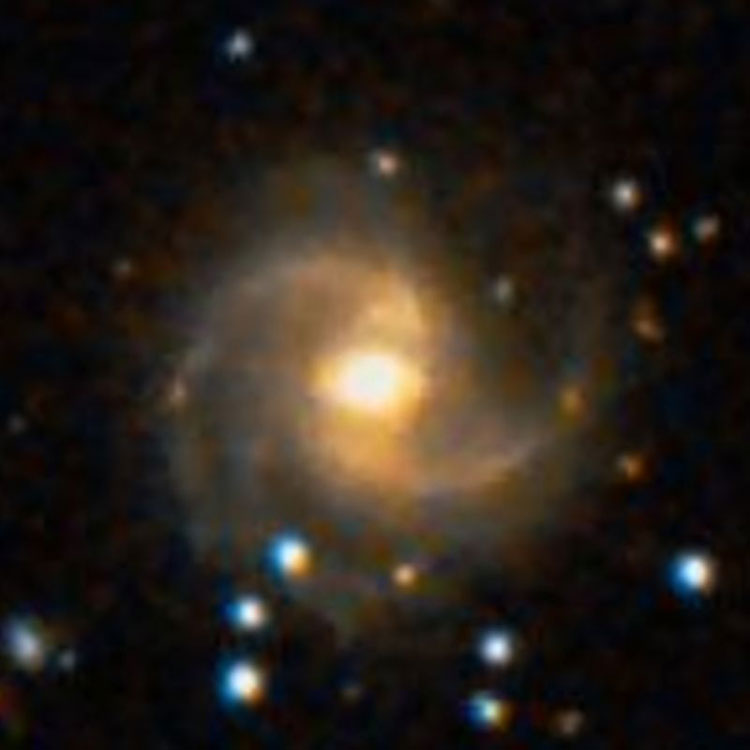 DSS image of spiral galaxy NGC 906