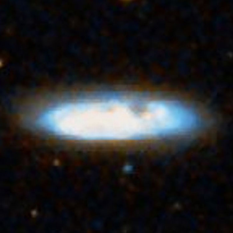 DSS image of spiral galaxy NGC 907