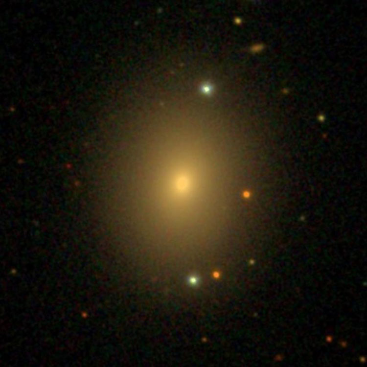 SDSS image of elliptical galaxy NGC 962