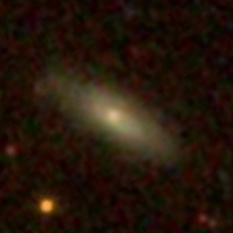 SDSS image of spiral galaxy PGC 1691585, which was once thought to be IC 4594, and is still sometimes misidentified as that object