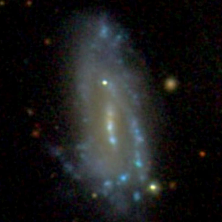 SDSS image of spiral galaxy PGC 1921, also known as HCG 2a